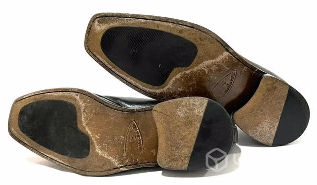 Zapato Y Forro 100% Cuero Marca Exs N*44 Negro - Imagen 6