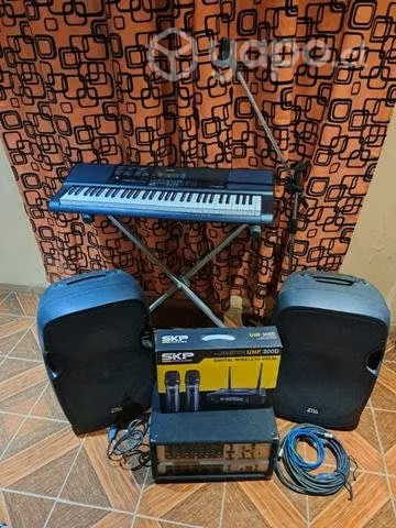Amplificación y teclado
