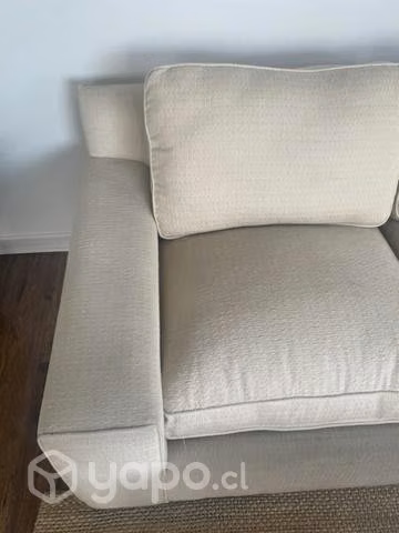 Sillón beige Fabrics
