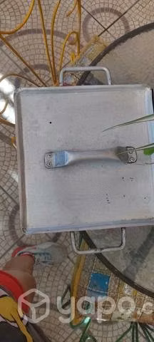 Olla de aluminio cuadrada