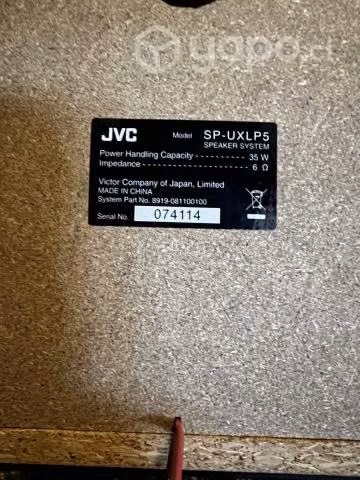 Parlantes Vintage JVC 6 OHM