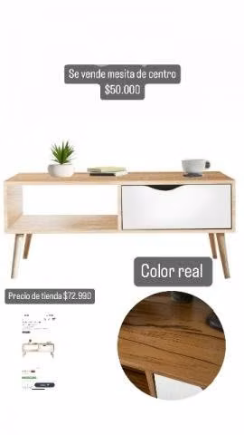 Mesa de centro nórdica