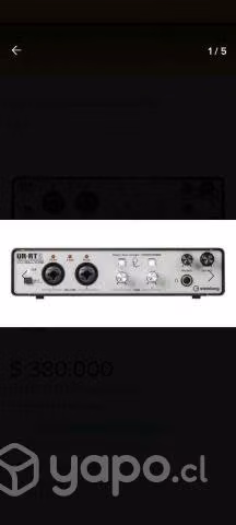 Interfaz de audio profesional