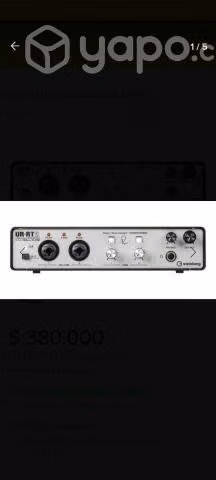 Interfaz de audio profesional