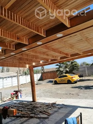 Cobertizos pergolas de madera techos policarbonato - Imagen 5