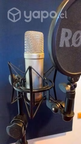 Micrófono Rode NT1A shockmount antipop - Impecable