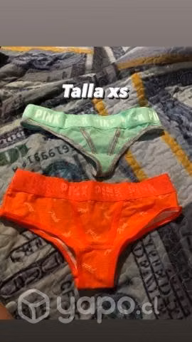 Calzones y pantaletas vs y pink tallas xs a L