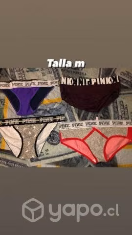 Calzones y pantaletas vs y pink tallas xs a L