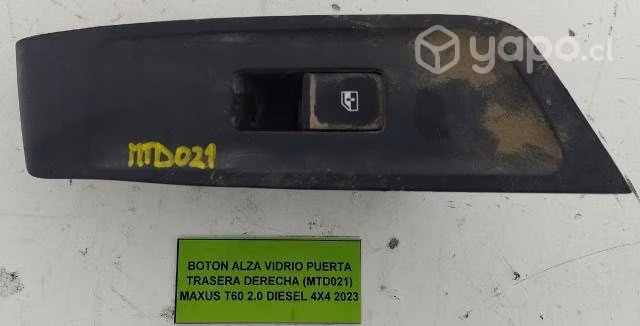 Boton Alza Vidrio Pta tras der (MTD021) Maxus T60