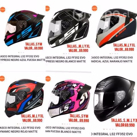 Cascos para motos