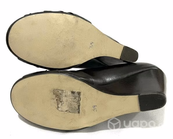 Zapato Taco Chino 100% Sintético Aziz N*39 Café - Imagen 6