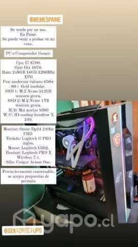 Setup Gamer PC - Imagen 1