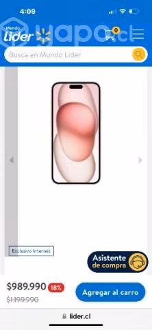 IPhone 15 plus rosado semi nuevo - Imagen 3