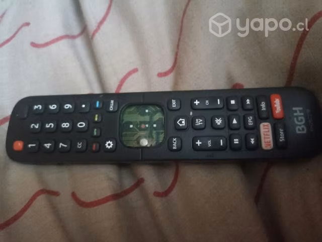Smart tv bgh de 50 pulgadas con detalle control