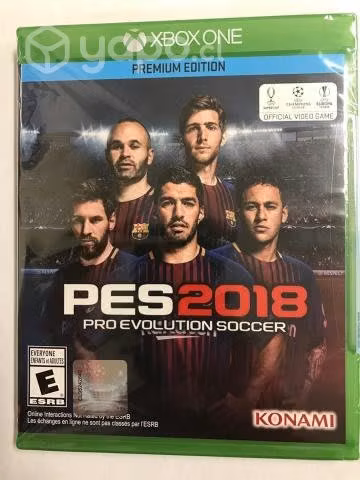 Pes 2018 XBOX ONE usado en buen estado