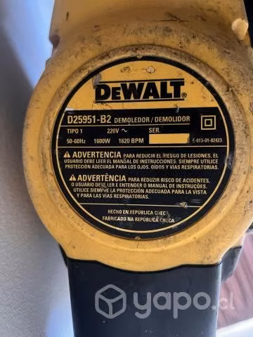 Demoledor dewalt 1600w