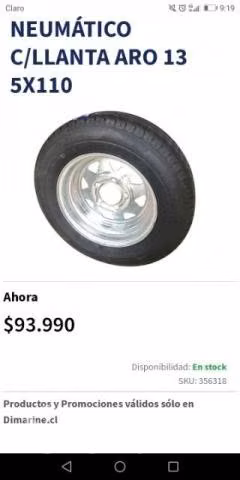 Llanta de repuestos