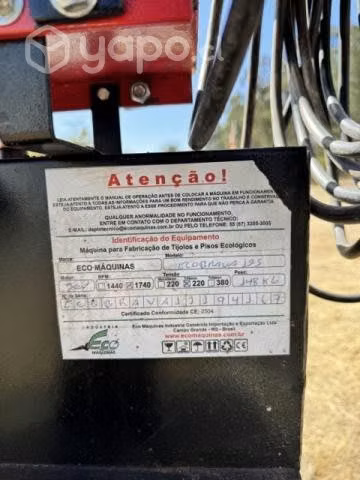 Maquina para hacer bloques de ladrillo