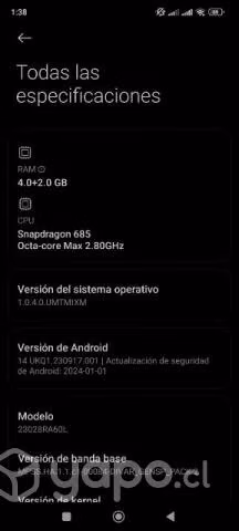 Redmi Xiaomi note 12 4g