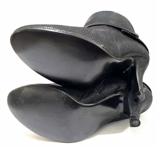 Botín Taco Sintético Marca Minelli N*37 Negro - Imagen 6