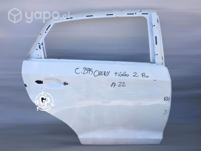 Puerta trasera rh chery tiggo 2 pro 2017-2022