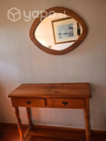 Mesa de arrimo con espejo
