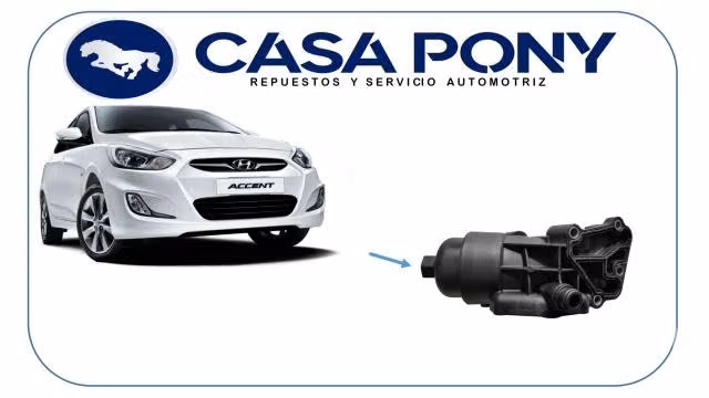 Porta filtro de aceite hyundai accent rb