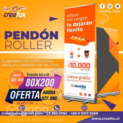 Pendones Rollers