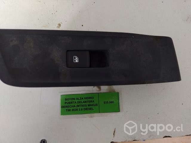 Boton Alza Vidrio Puerta Del Der (MT005) Maxus T60