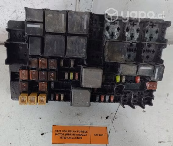 Caja Con Relay Fusible Motor (MBT3103) Mazda BT50