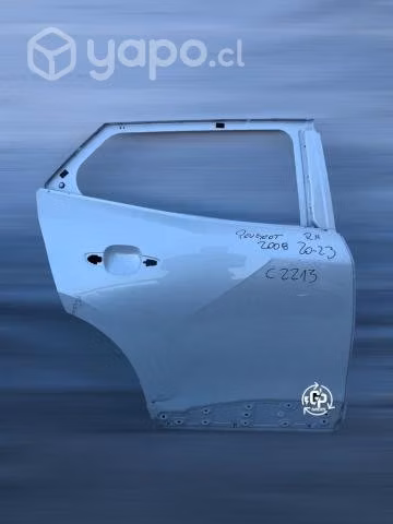 Puerta trasera rh peugeot 2008 2020-2023