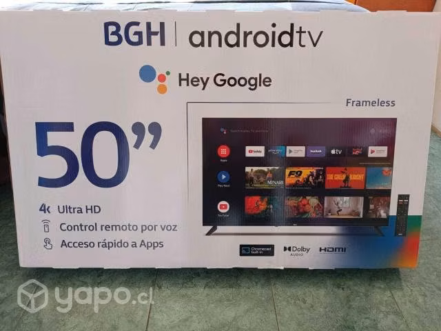Led Samsung Crystal UHD 4K 50" Android TV, Control