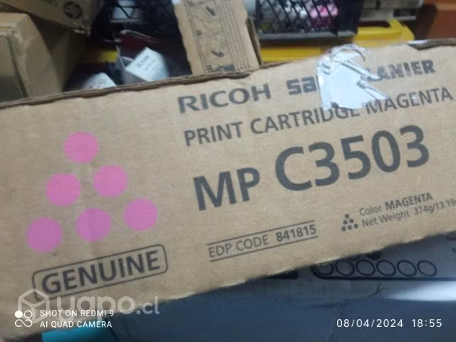 Toner Ricoh MP c3503 colores originales de alta - Imagen 2