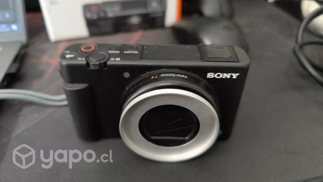 Camara sony zv-1 + lente gran angular + 2 baterias