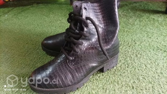 Botin negro cuero n°37 - Imagen 3