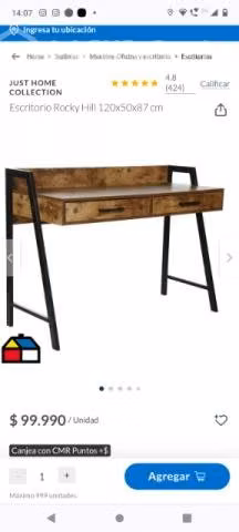 Escritorio y silla escritorio - Imagen 2