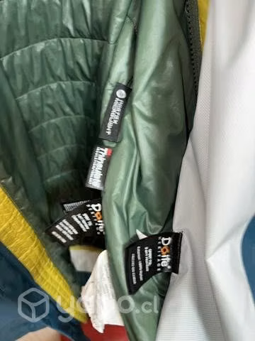 Chaqueta 2 en 1 Doite de pluma y cortaviento
