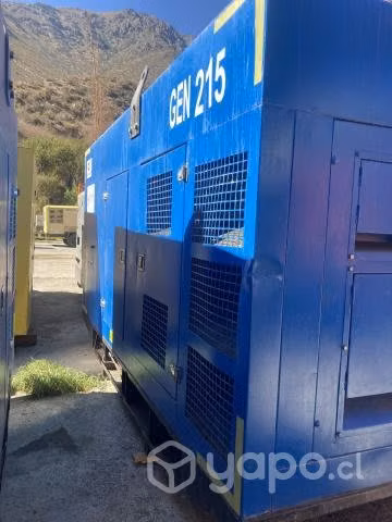 Arriendo generador 180KVA. Tarifa diaria y mensual
