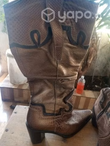 Botas de cuero y zuela - Imagen 3