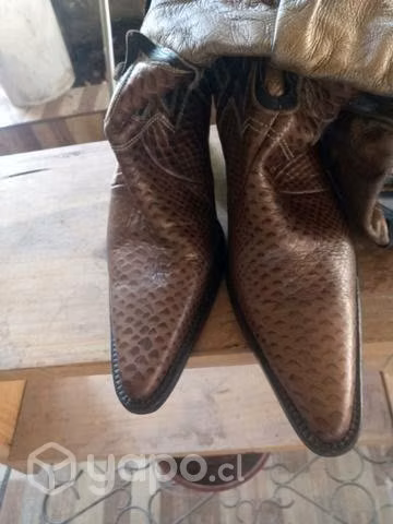 Botas de cuero y zuela - Imagen 4