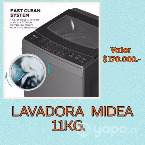 Lavadora MIDEA 11 kg