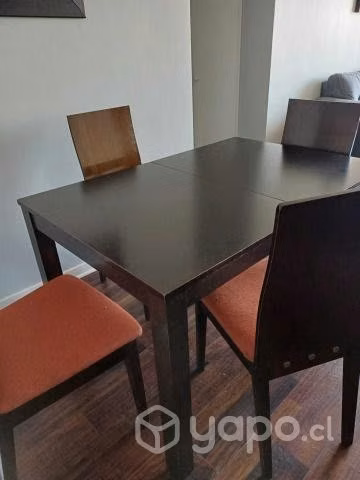 Comedor con extensión 6 sillas