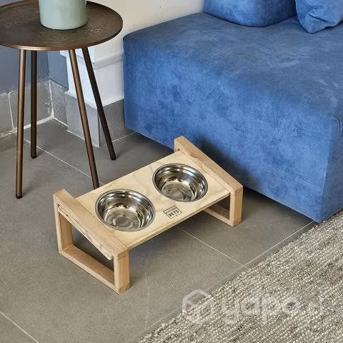 Comederos de Madera en Altura para Perros y Gatos
