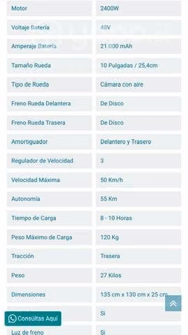 Scooter eléctrico profesional