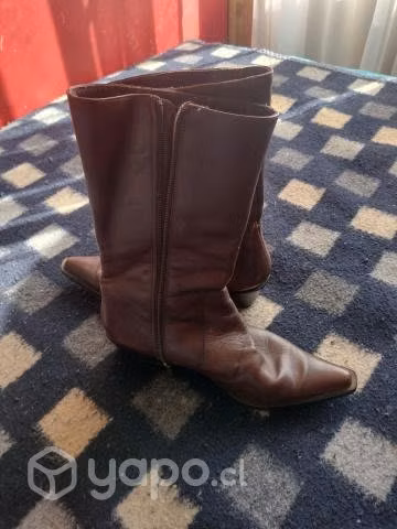 Botas de cuero, mujer - Imagen 2