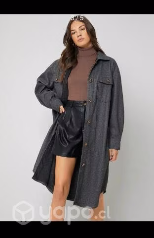 Abrigo camisero Shein 1-2XL - Imagen 3