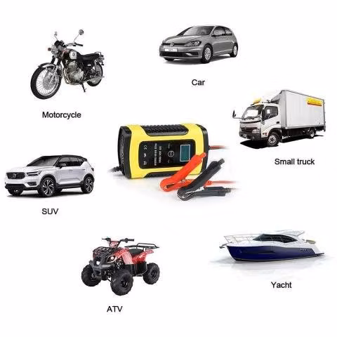 Cargador Inteligente de Batería 12v para autos, mo - Imagen 2