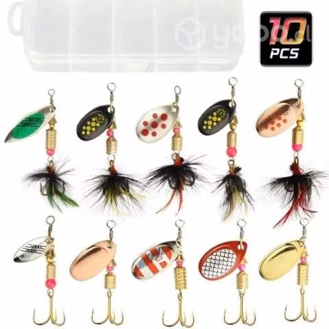 Spiner o cucharillas de pesca