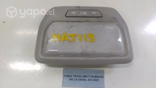 Farol Techo (MAT119) Maxus T60 2.8 Diesel 4x2 2022