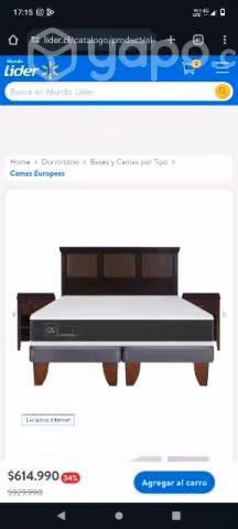 CAMA KING AMERICANA BLUE - Imagen 2